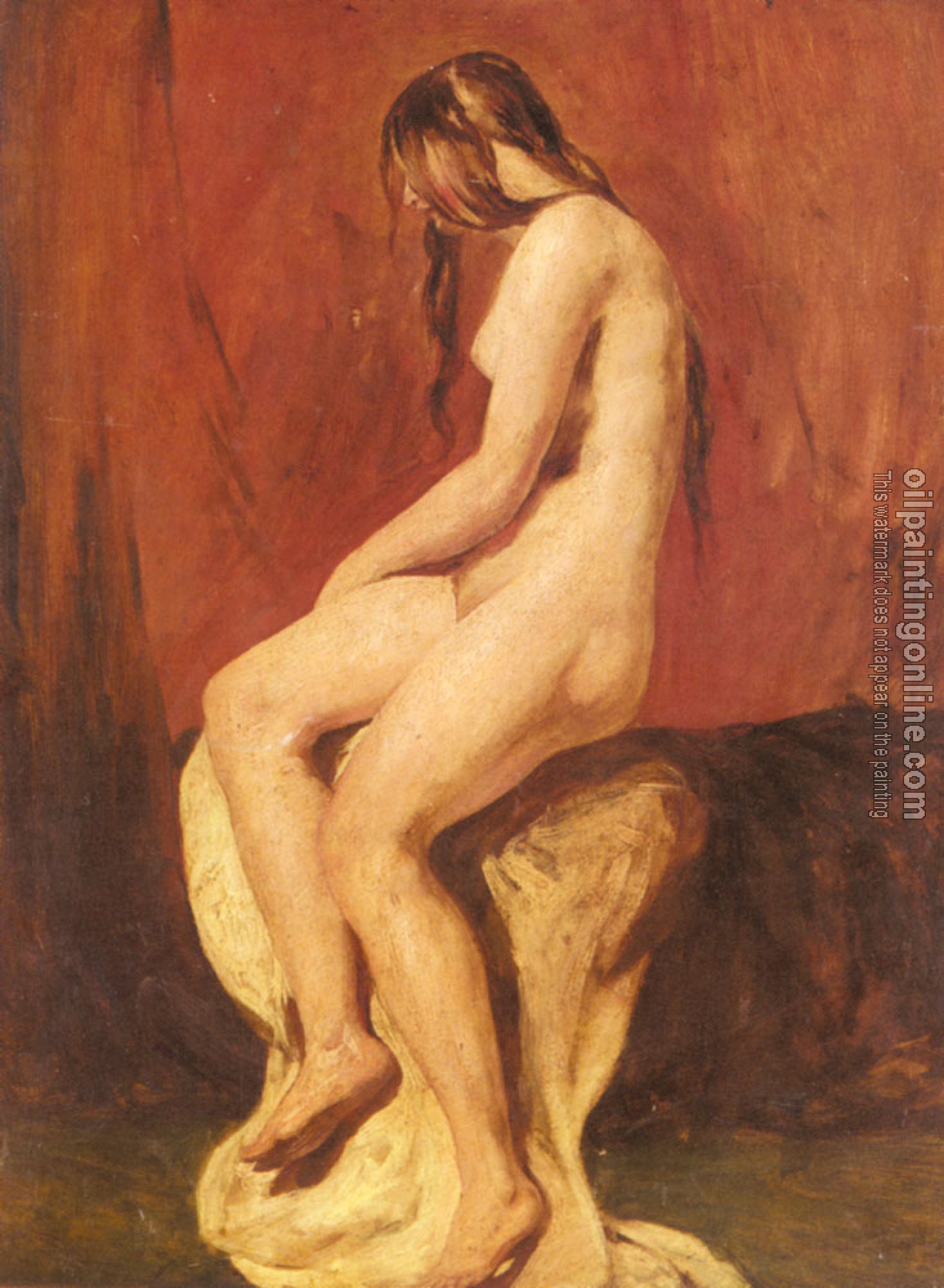 William Etty - Study Of A Female Nude